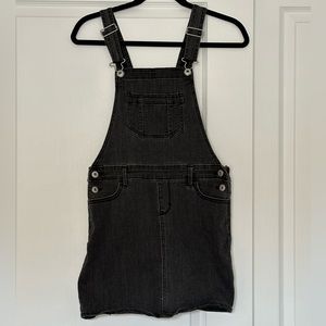 abercrombie Washed Black Overalls